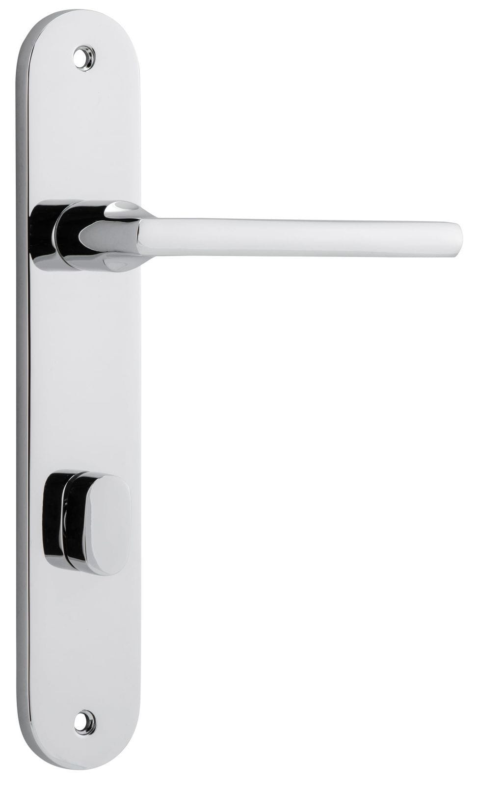 Baltimore Lever Privacy 85mm Oval Polished Chrome