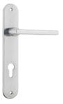 Baltimore Lever Euro 85mm Oval Brushed Chrome