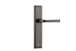 Annecy Lever Latch Stepped Distressed Nickel