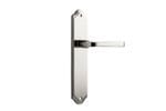 Annecy Lever Latch Shouldered Polished Nickel