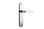 Annecy Lever Euro 85mm Shouldered Polished Nickel