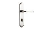 Annecy Lever Privacy 85mm Shouldered Polished Nickel