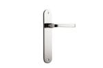 Annecy Lever Latch Oval Polished Nickel