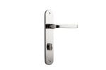 Annecy Lever Privacy 85mm Oval Polished Nickel