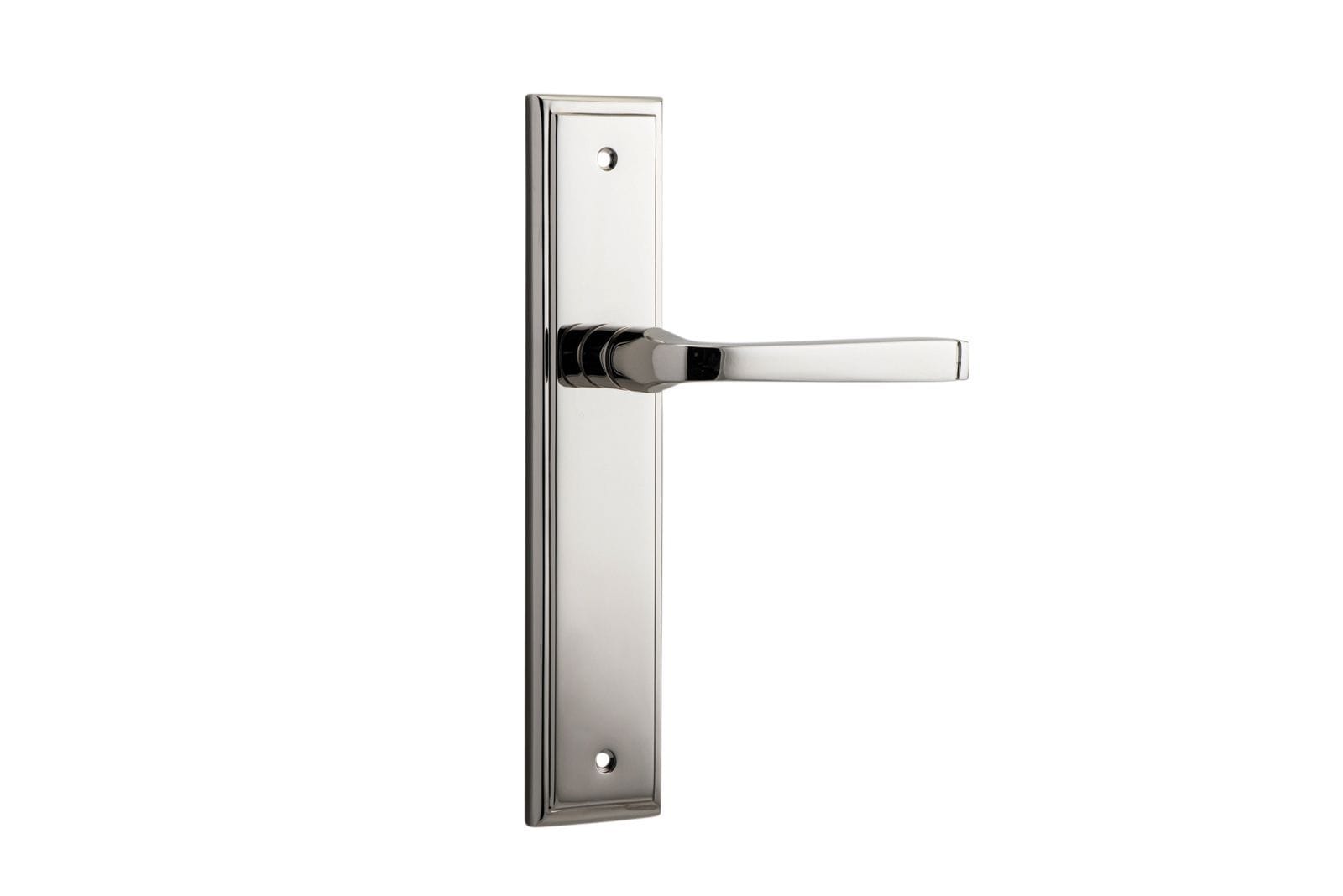 Annecy Lever Latch Stepped Polished Nickel