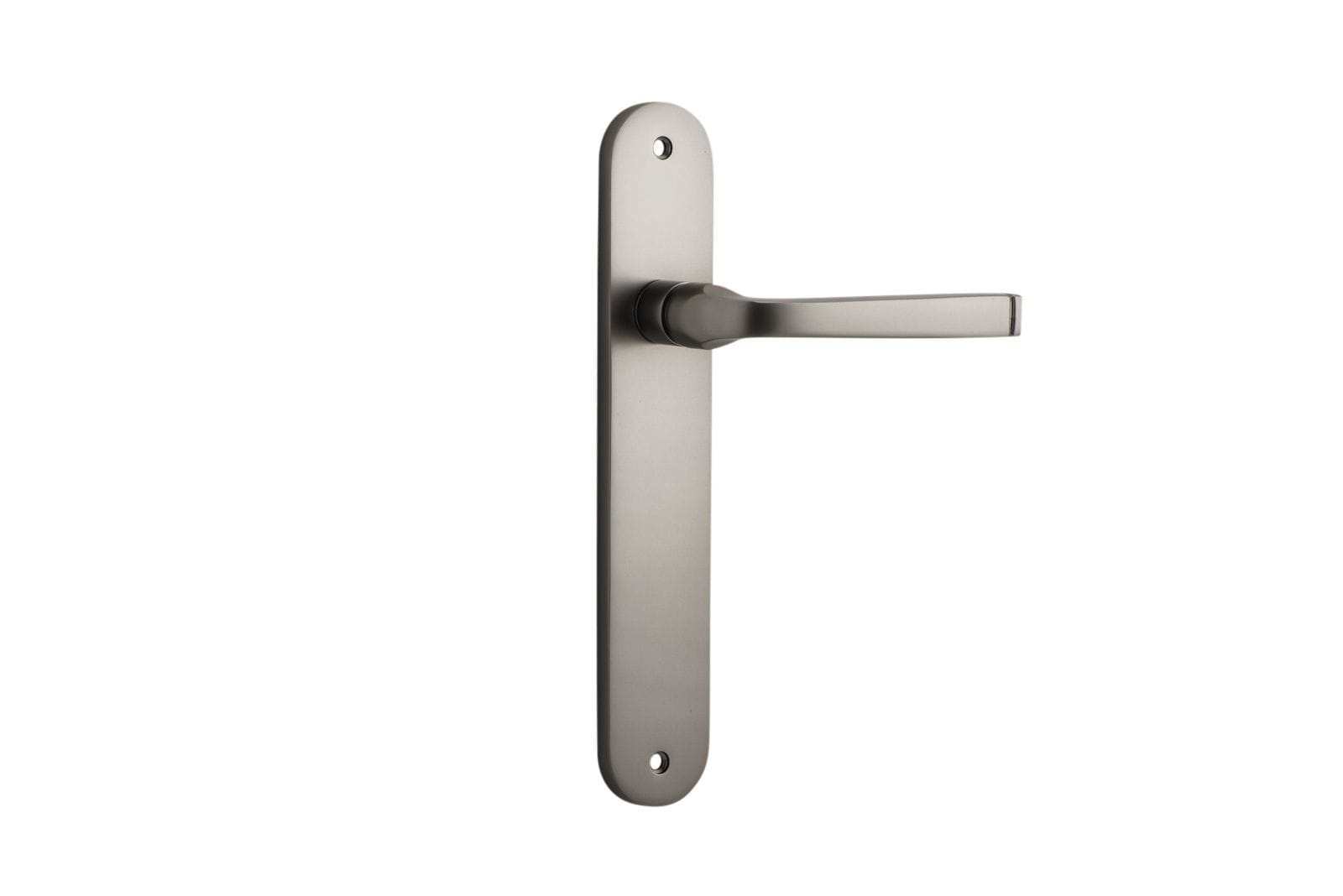 Annecy Lever Latch Oval Satin Nickel