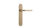 Annecy Lever Latch Oval Brushed Brass