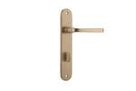Annecy Lever Privacy 85mm Oval Brushed Brass
