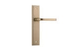 Annecy Lever Latch Stepped Brushed Brass