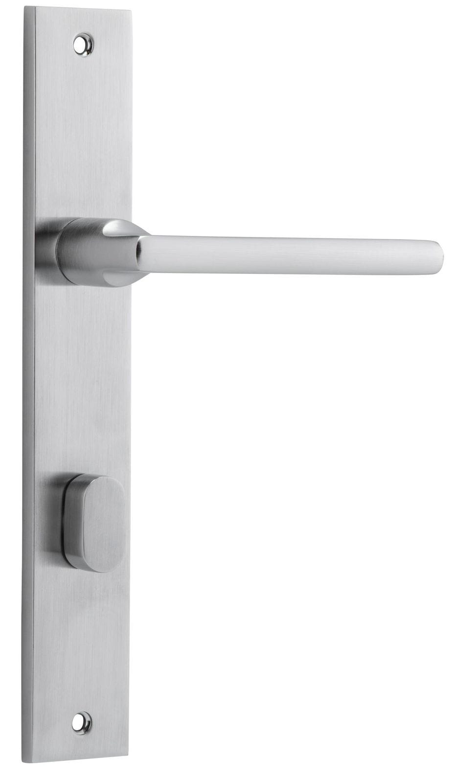 Baltimore Lever Privacy 85mm Rectangular Brushed Chrome