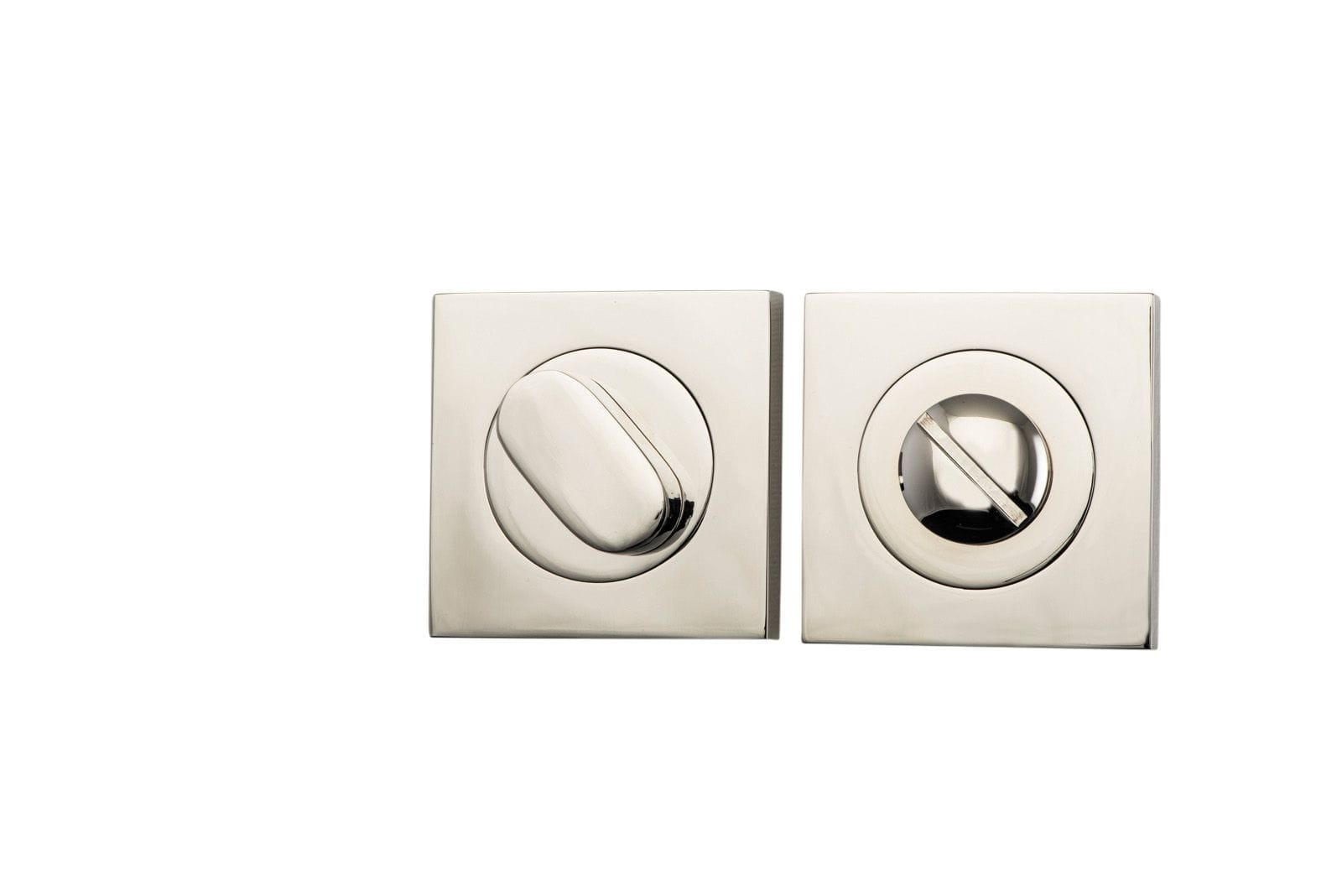 Privacy Turn Square Polished Nickel
