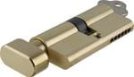 Euro Cylinder Key/Thumb Turn Polished Brass 65mm