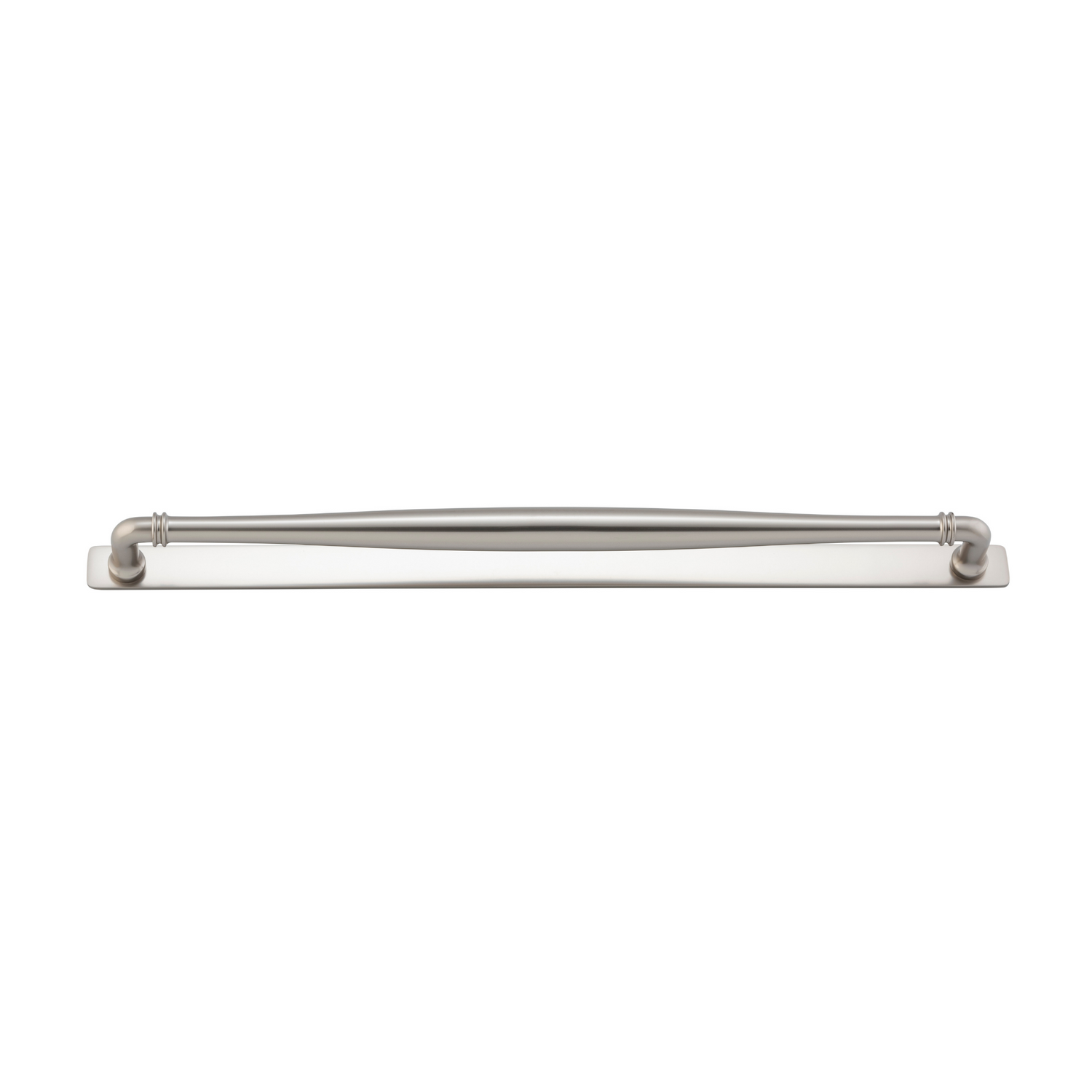 Sarlat Cabinet Pull with Backplate Satin Nickel CTC 450mm