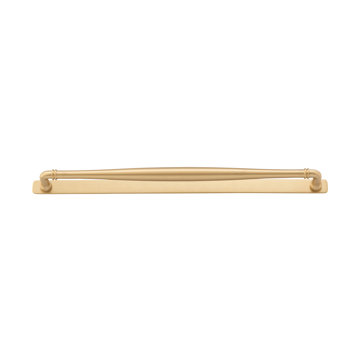Sarlat Cabinet Pull with Backplate Brushed Brass CTC 450mm
