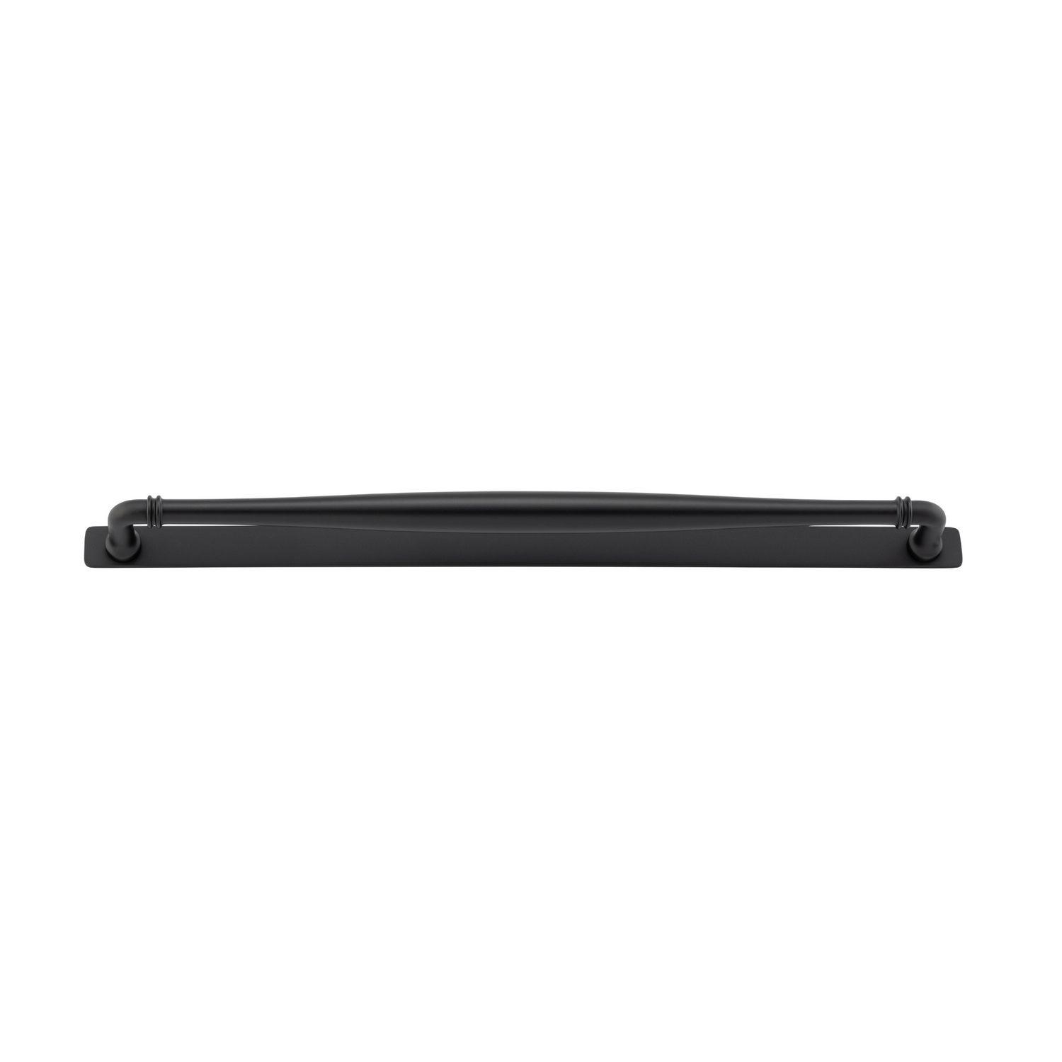 Sarlat Cabinet Pull with Backplate Matt Black CTC 450mm