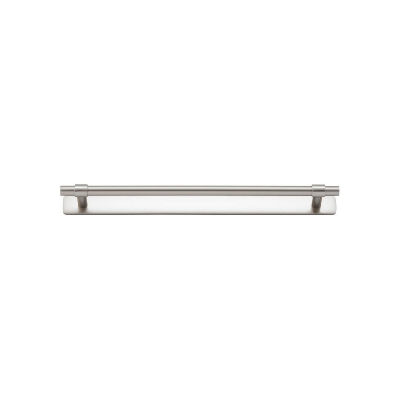 Helsinki Cabinet Pull with Backplate Satin Nickel CTC 256mm