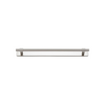 Helsinki Cabinet Pull with Backplate Satin Nickel CTC 256mm