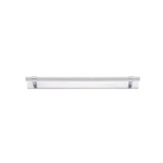 Helsinki Cabinet Pull with Backplate Brushed Chrome CTC 256mm