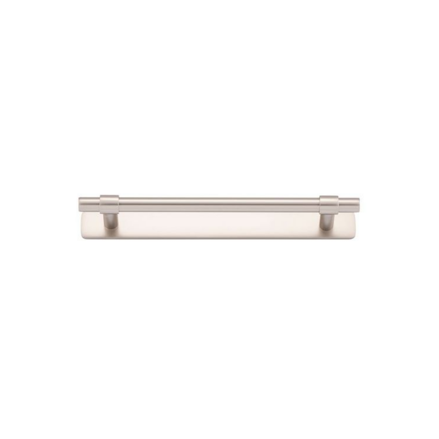 Helsinki Cabinet Pull with Backplate Satin Nickel CTC 160mm