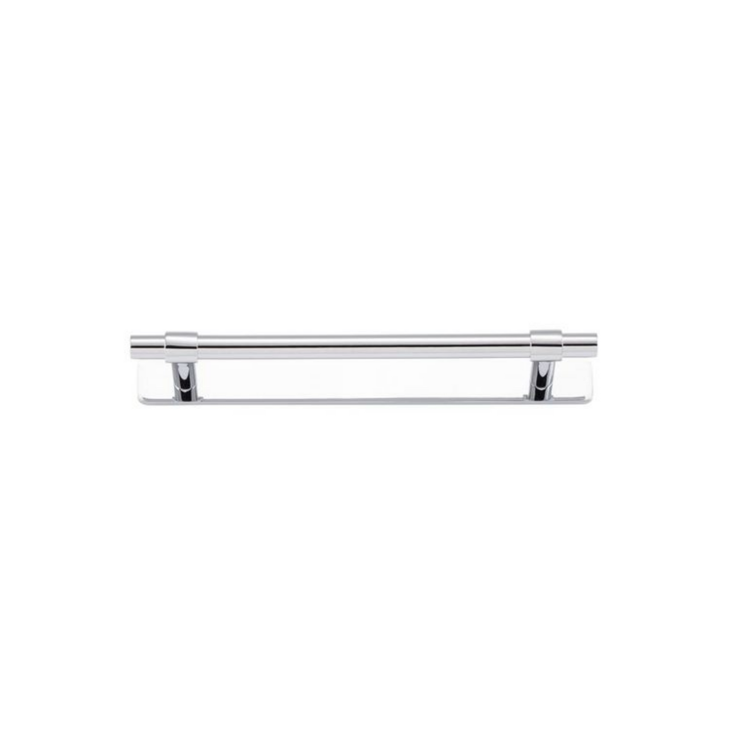 Helsinki Cabinet Pull with Backplate Polished Chrome CTC 160mm