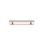 Helsinki Cabinet Pull with Backplate Satin Nickel CTC 128mm