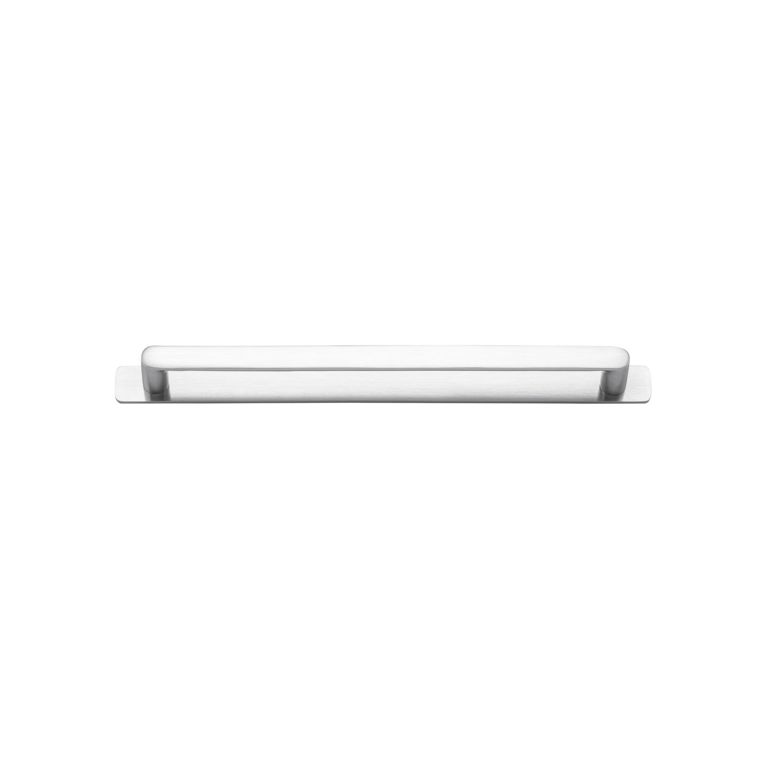Osaka Cabinet Pull with Backplate Brushed Chrome CTC 256mm