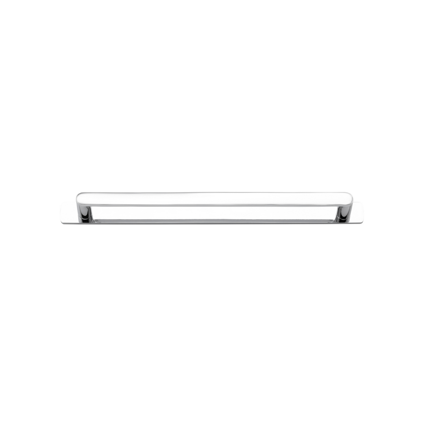 Osaka Cabinet Pull with Backplate Polished Chrome CTC 256mm