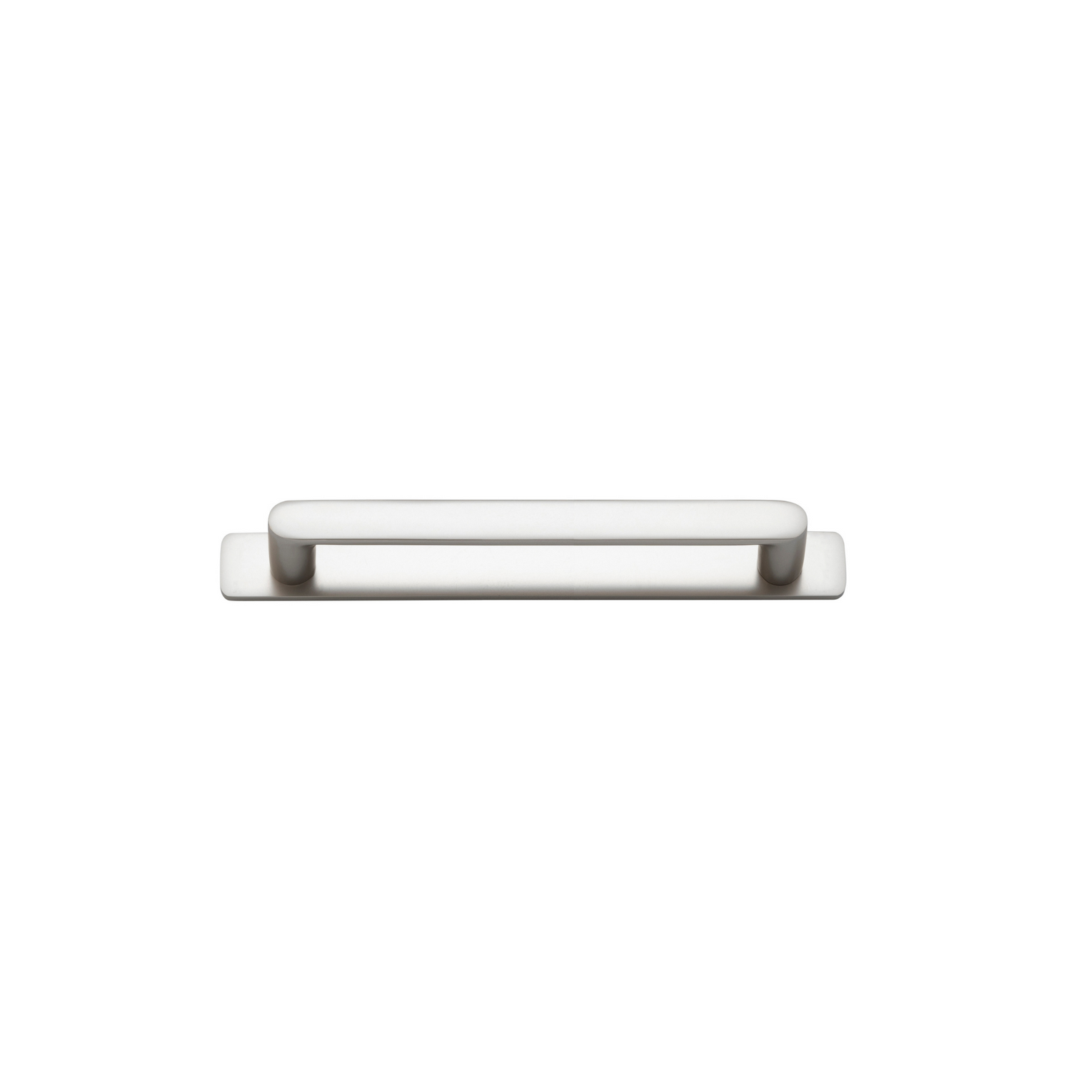 Osaka Cabinet Pull with Backplate Satin Nickel CTC 160mm