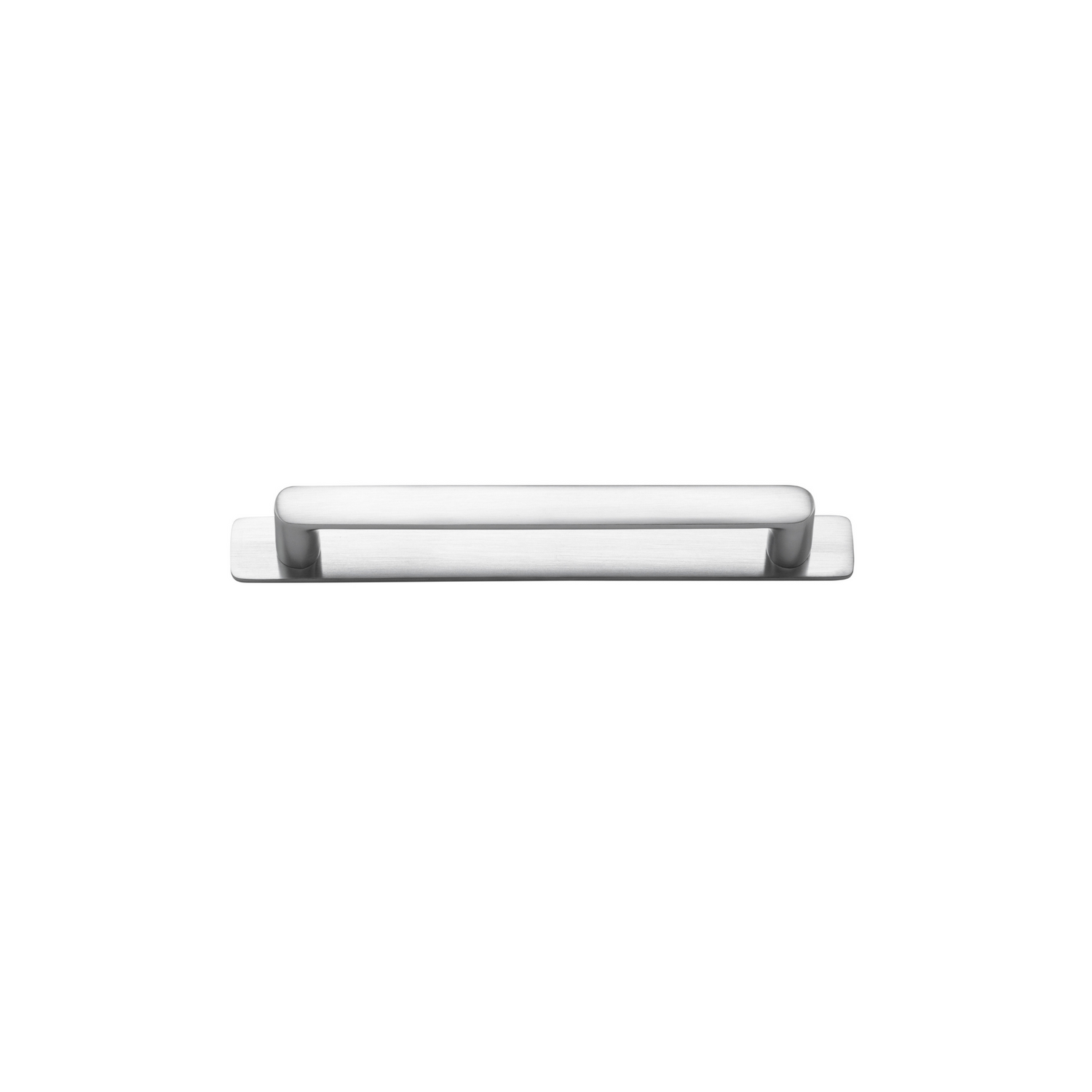 Osaka Cabinet Pull with Backplate Brushed Chrome CTC 160mm