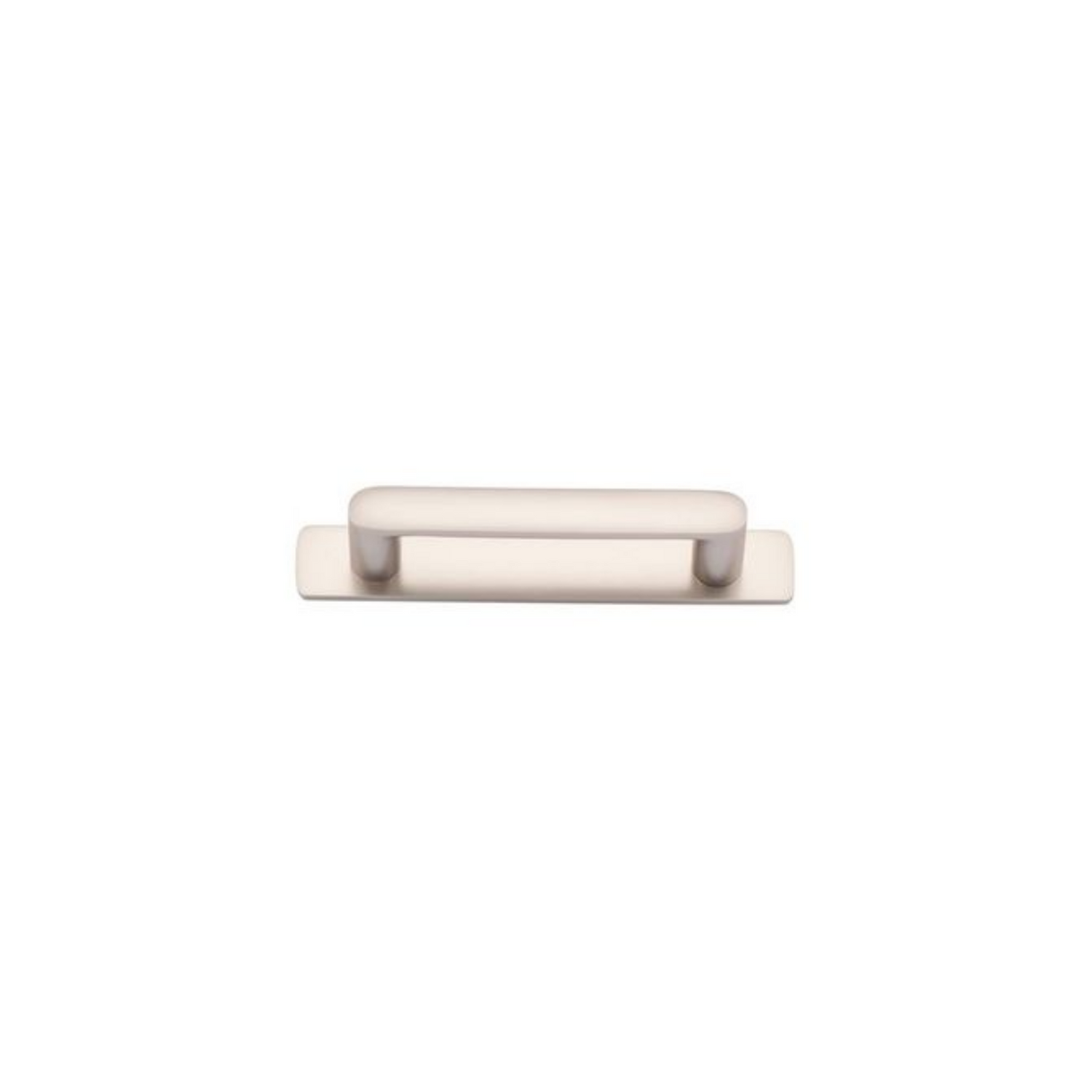 Osaka Cabinet Pull with Backplate Satin Nickel CTC 96mm