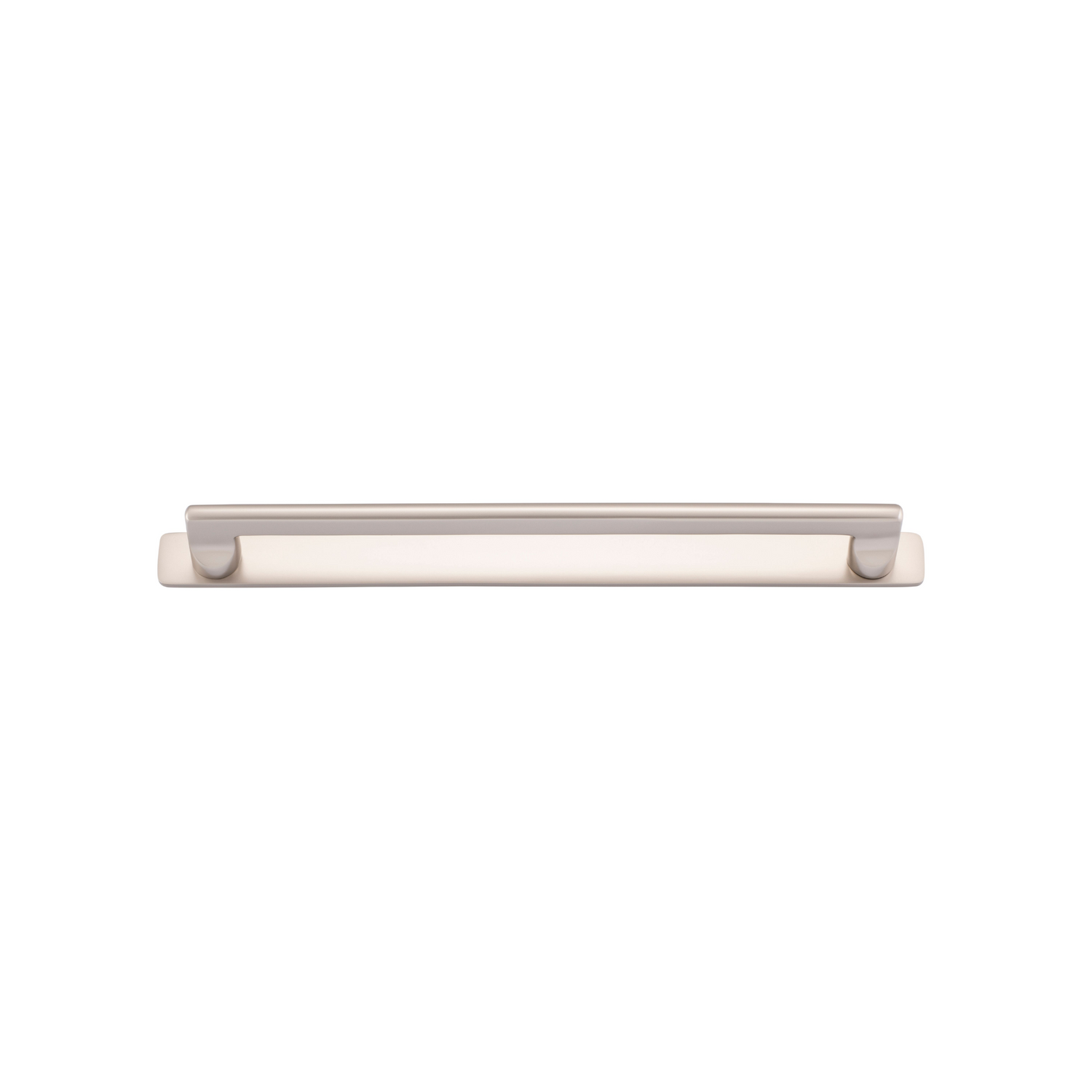 Baltimore Cabinet Pull with Backplate Satin Nickel CTC 256mm