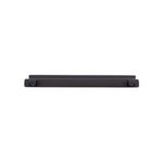 Baltimore Cabinet Pull with Backplate Matt Black CTC 256mm