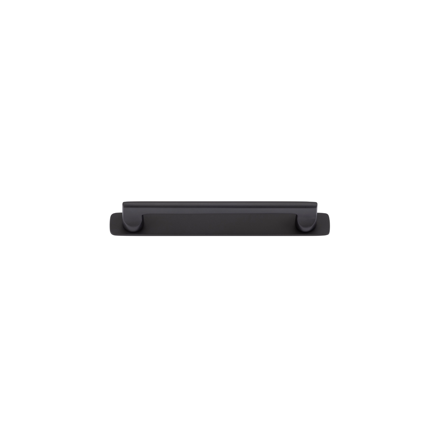 Baltimore Cabinet Pull with Backplate Matt Black CTC 160mm