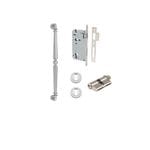 Sarlat Pull Handle Satin Nickel 450mm Entrance Kit - Key/Key