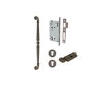 Sarlat Pull Handle Signature Brass 450mm Entrance Kit - Key/Thumb Turn