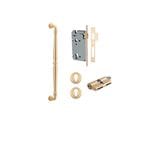 Sarlat Pull Handle Brushed Brass 450mm Entrance Kit - Key/Key