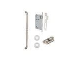 Sarlat Pull Handle Satin Nickel 600mm Entrance Kit - Key/Key