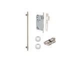 Helsinki Pull Handle Satin Nickel 600mm Entrance Kit - Key/Key