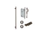 Helsinki Pull Handle Signature Brass 600mm Entrance Kit - Key/Thumb Turn