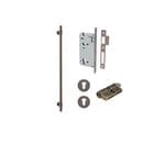 Helsinki Pull Handle Signature Brass 600mm Entrance Kit - Key/Key