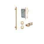 Helsinki Pull Handle Brushed Brass 450mm Entrance Kit - Key/Key