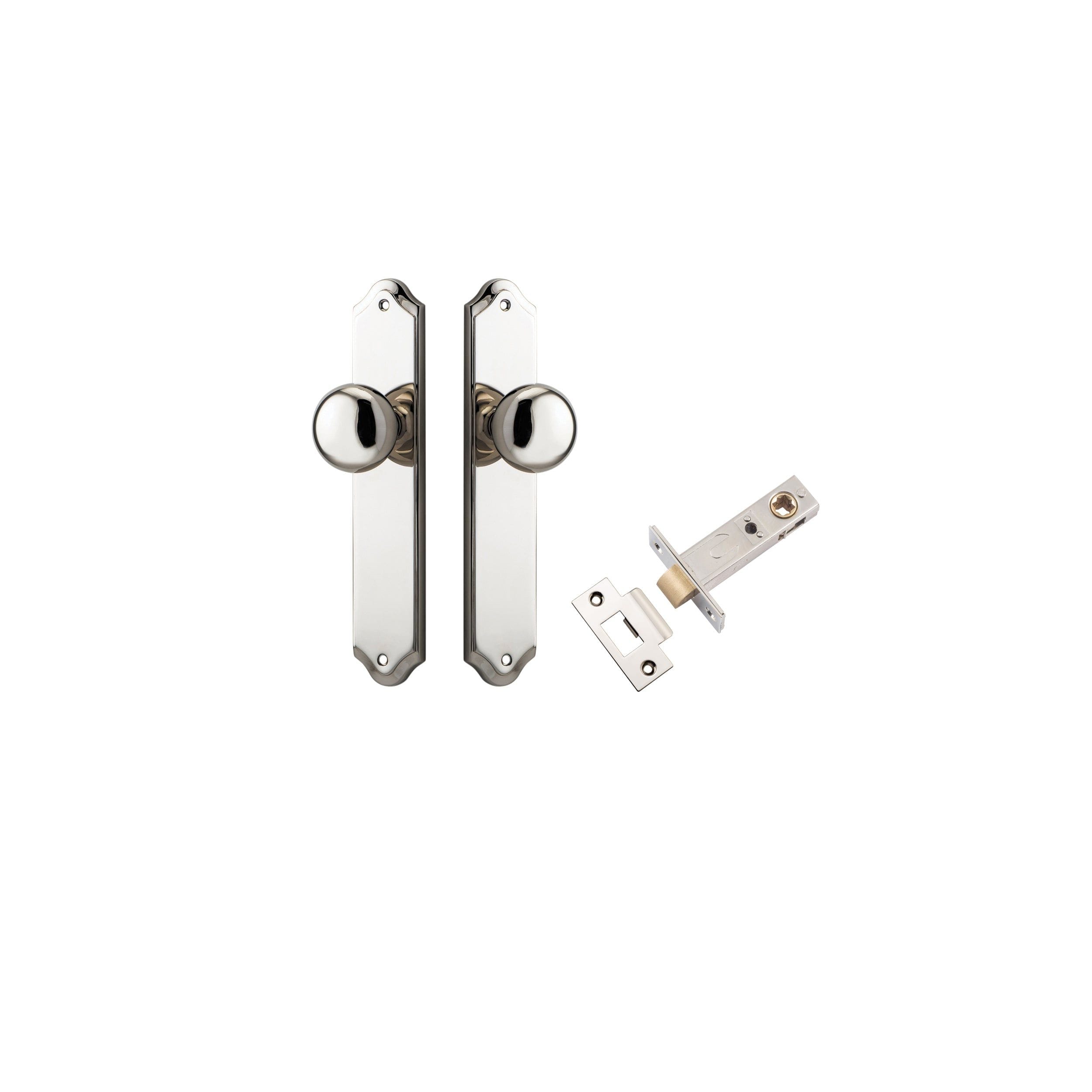 Cambridge Knob Shouldered Polished Nickel Passage Kit