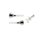 Annecy Lever on Rose Polished Nickel Passage Kit