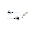 Annecy Lever on Rose Polished Chrome Passage Kit