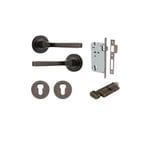 Annecy Lever on Rose Signature Brass Entrance Kit - Key/Thumb Turn