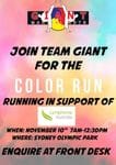 Join Team GIANT at the Color Run