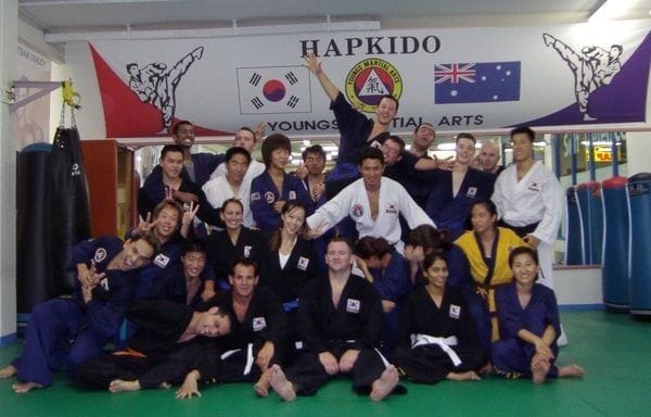 24th August 2004 - Our first Hapkido Martial Arts Class