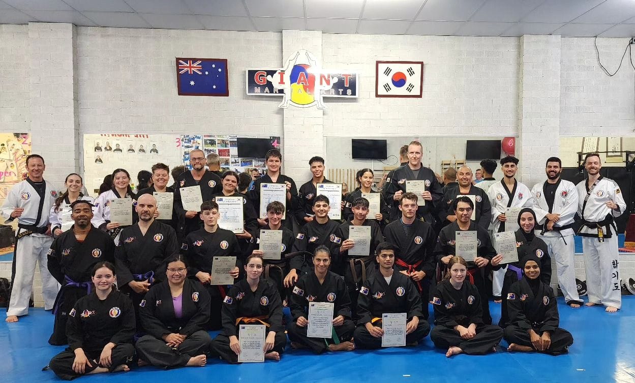 Recent Hapkido Colour Belt Grading Test Results