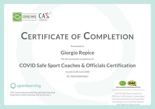 Phase 2 - Back on the mats!