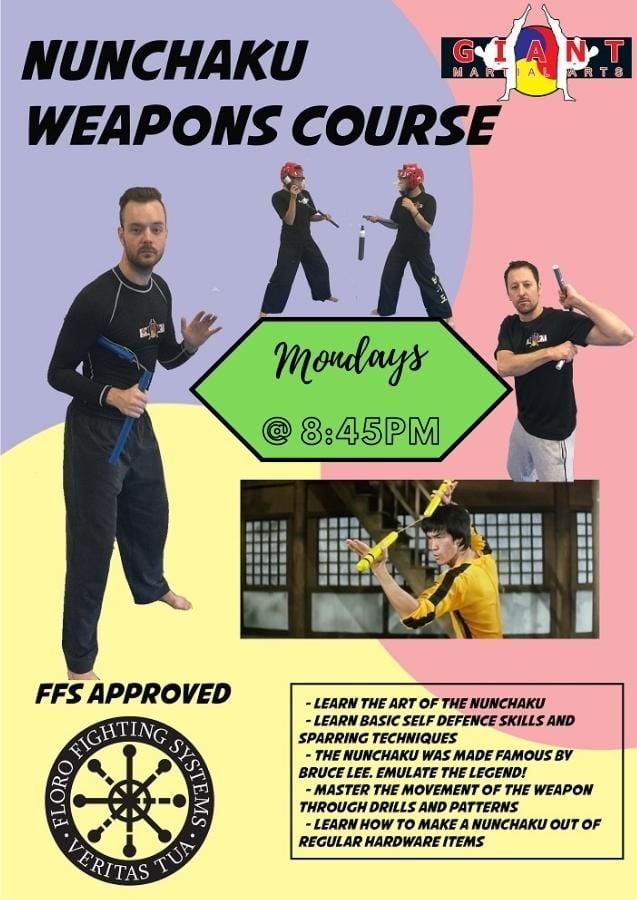 Learn to arrest with a baton and defend against a knife